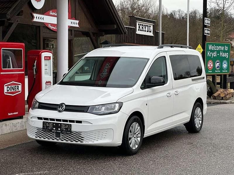 Gebraucht VW Caddy Maxi 102 PS (75 kW) 2022 Weiß Van / Kleinbus