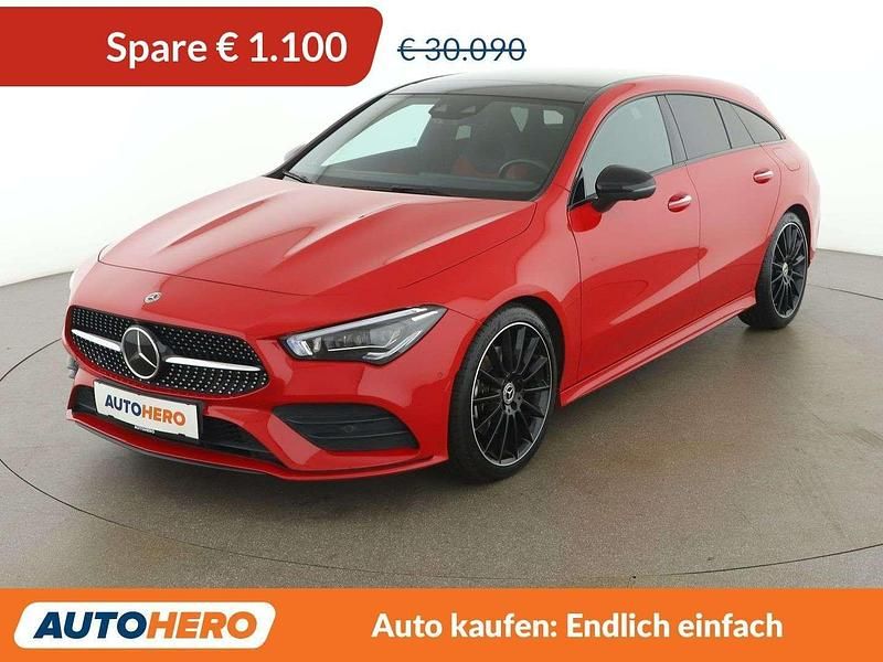 Rot Gebraucht 2020 Mercedes CLA200 Shooting Brake AMG line Kombi | € 28.990 (Fairer Preis) - Bild 1/3