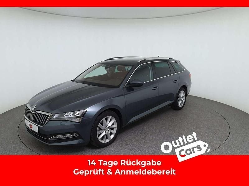 Dunkelgrau metallic Gebraucht 2020 Skoda Superb Style Kombi | € 21.250 (Guter Preis) - Bild 1/4