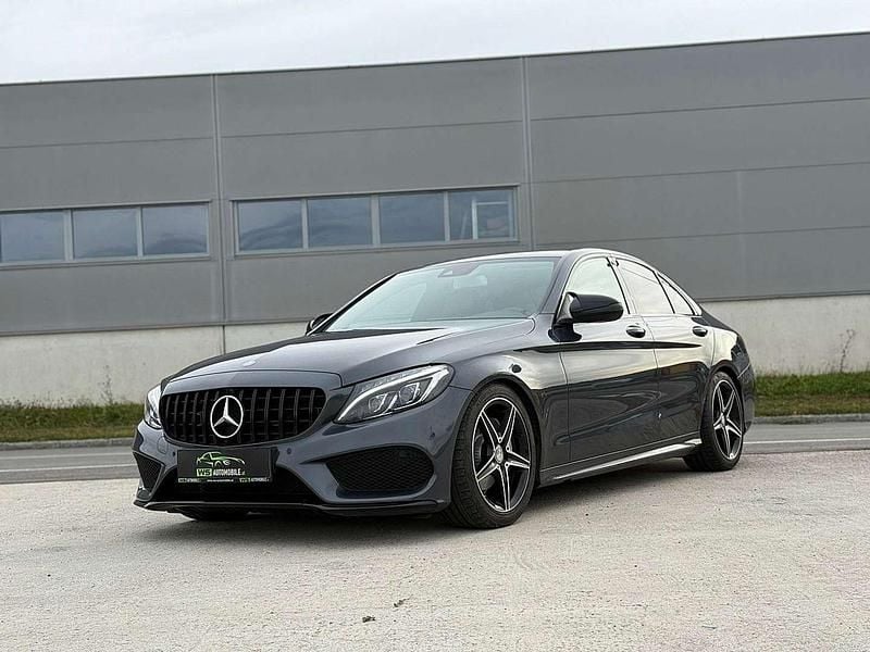 Grau Gebraucht 2016 Mercedes C220 AMG line Limousine | € 21.990 (Fairer Preis) - Bild 1/4