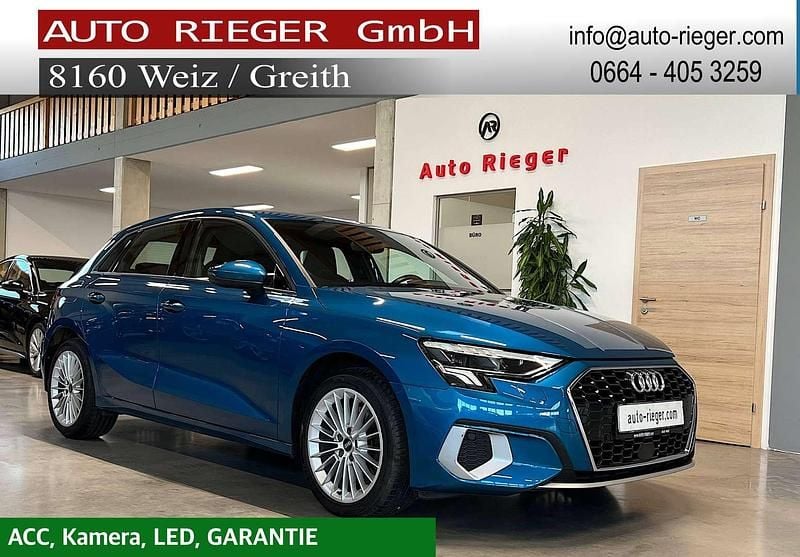 Gebraucht Audi A3 Advanced 150 PS (110 kW) 2022 Blau Kleinwagen