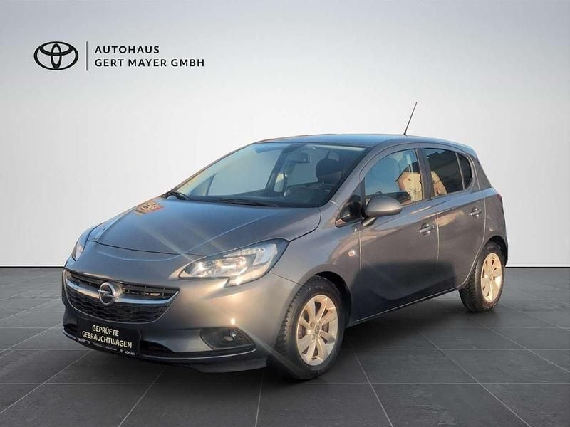 Grau Gebraucht 2015 Opel Corsa Edition Limousine | € 4.990 - Bild 1/4