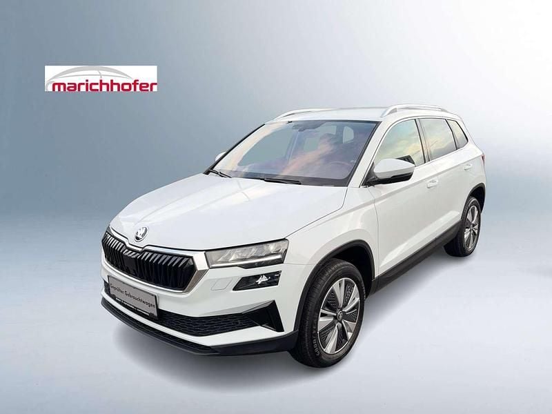 Weiss metallic Gebraucht 2022 Skoda Karoq Style SUV | € 25.900 (Guter Preis) - Bild 1/4