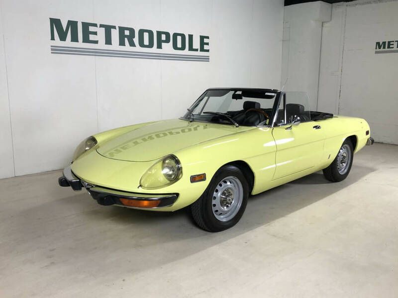 Gelb Gebraucht 1973 Alfa Romeo Spider Veloce Cabrio | € 30.000 - Bild 1/4