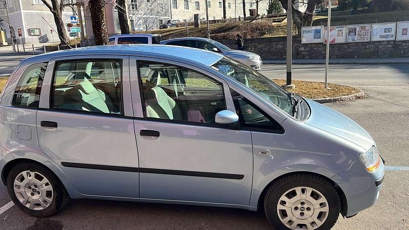 Gebraucht Fiat Idea Active 95 PS (69 kW) 2004 Blau Van / Kleinbus