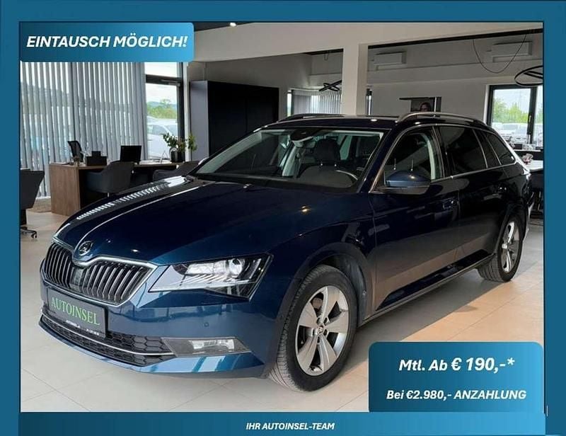 Gebraucht Skoda Superb Style 150 PS (110 kW) 2019 Blau Kombi