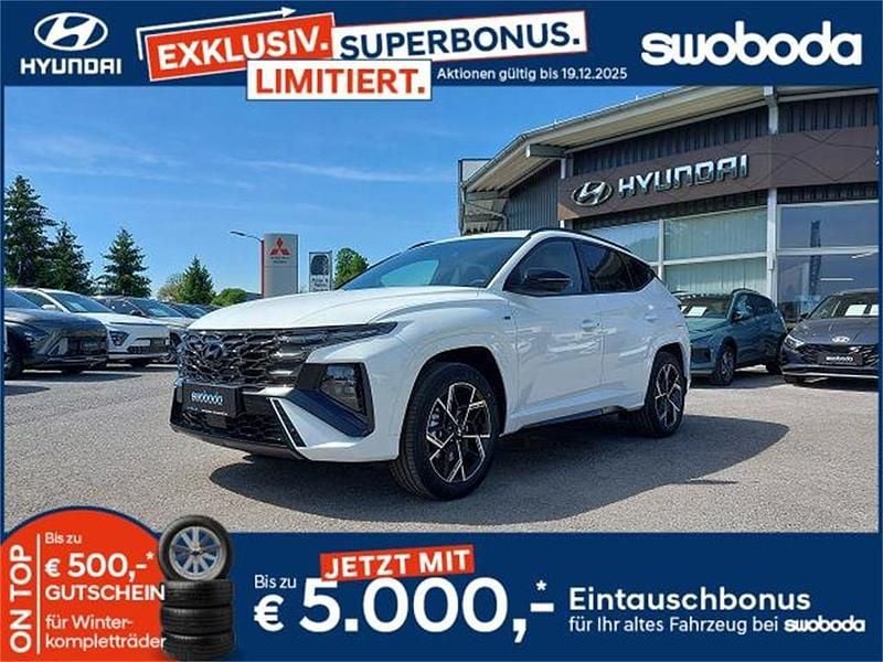 Atlas white weiß Neu 2025 Hyundai Tucson N Line SUV | € 43.980 (Etwas zu teuer) - Bild 1/3