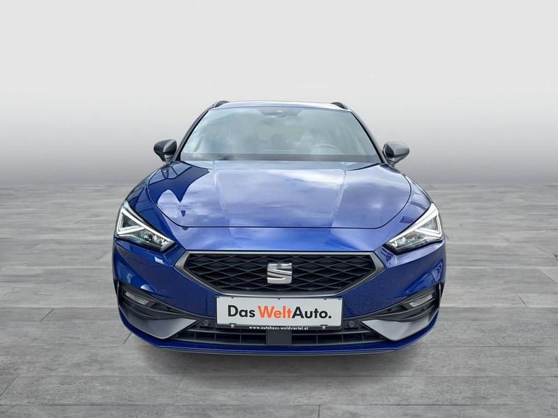 Gebraucht Seat Leon FR 131 PS (96 kW) 2020 Mittelblau  metallic Kombi