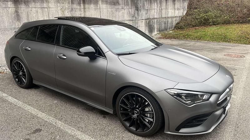 Gebraucht Mercedes CLA35 AMG Shooting Brake AMG 306 PS (225 kW) 2022 Grau Kombi
