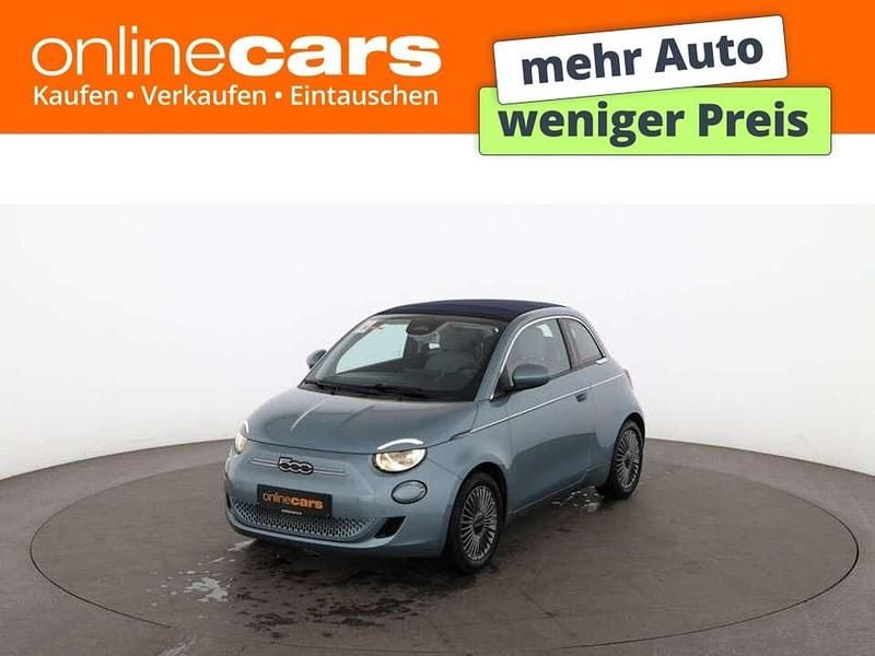 Blau Gebraucht 2021 Fiat 500e Icon Cabrio | € 14.590 (Superpreis) - Bild 1/4