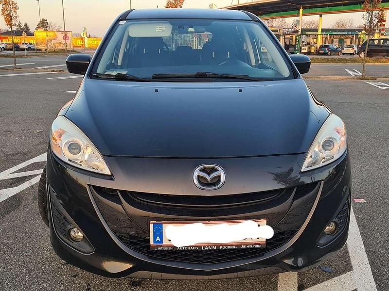 Gebraucht Mazda 5 116 PS (85 kW) 2012 Schwarz Van / Kleinbus
