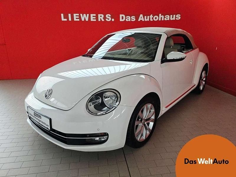 Weiss normal Gebraucht 2013 VW Beetle Design Cabrio | € 15.990 (Fairer Preis) - Bild 1/4