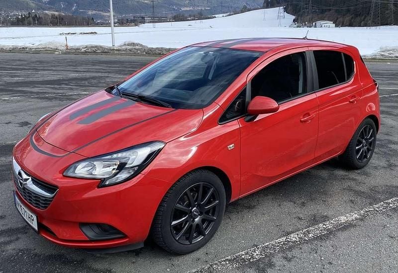 Gebraucht Opel Corsa Edition 69 PS (50 kW) 2016 Rot Kleinwagen