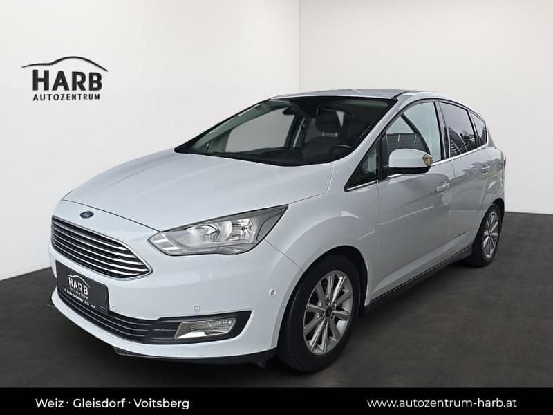 Gebraucht Ford C-MAX Titanium 150 PS (110 kW) 2015 Weiß Van / Kleinbus
