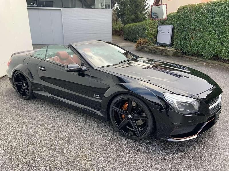 Gebraucht Mercedes SL55 AMG AMG 500 PS (367 kW) 2002 Schwarz Cabrio