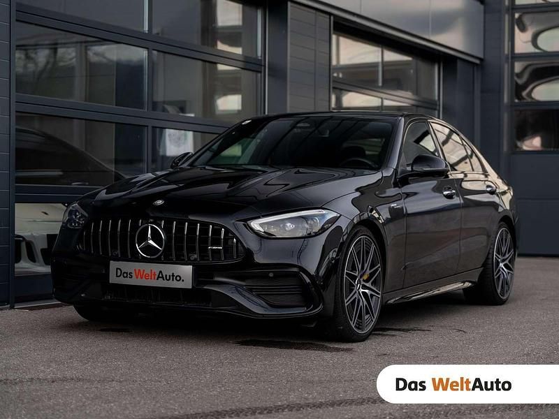 Schwarz normal Gebraucht 2024 Mercedes C43 AMG AMG Limousine | € 79.900 - Bild 1/4