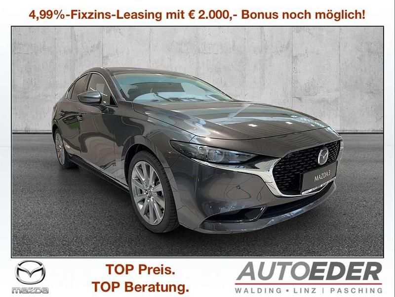 Grau Gebraucht 2024 Mazda 3 Exclusive-Line Limousine | € 28.990 (Teuer) - Bild 1/4