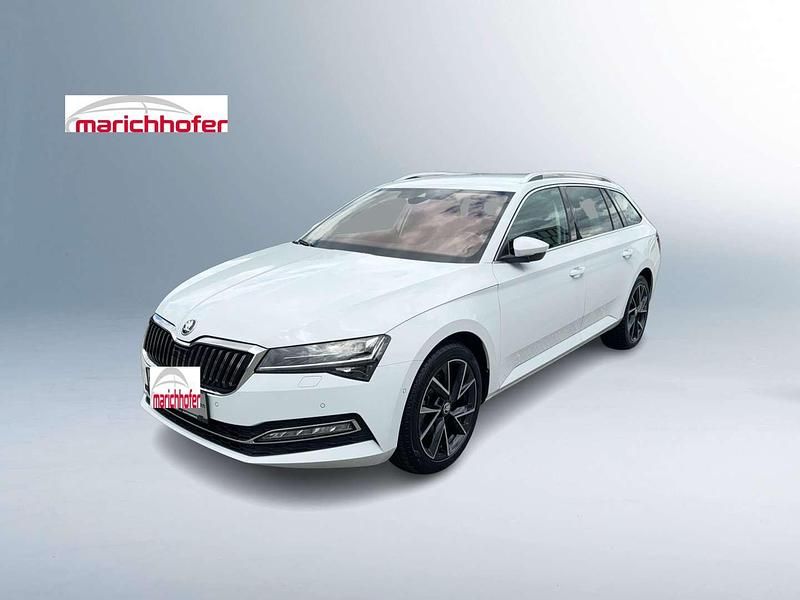Gebraucht Skoda Superb Style 150 PS (110 kW) 2023 Weiß Kombi