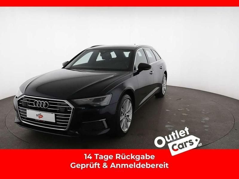 Dunkelblau metallic Gebraucht 2021 Audi A6 Design Kombi | € 33.950 (Fairer Preis) - Bild 1/4