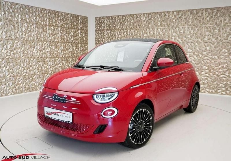 Rot Neu 2025 Fiat 500e La Prima Cabrio | € 29.290 (Fairer Preis) - Bild 1/4