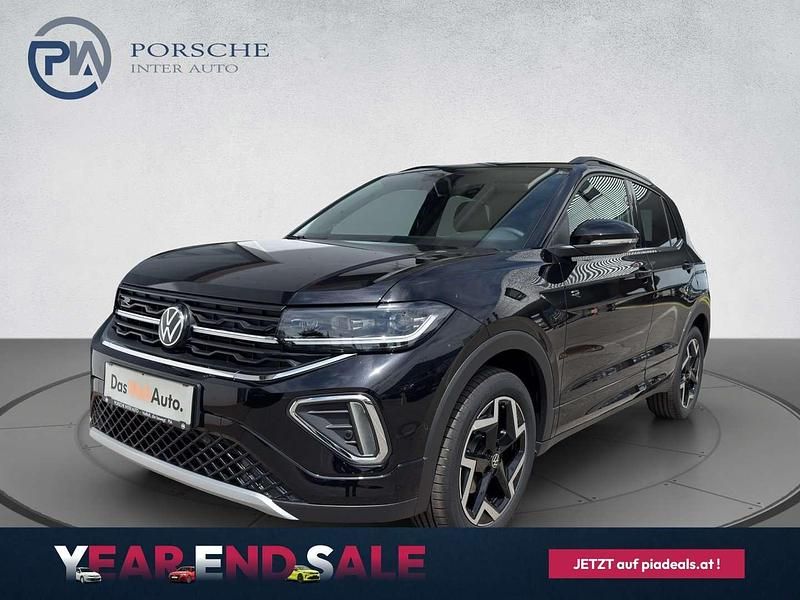 Schwarz metallicperleffektno Gebraucht 2025 VW T-Cross R-line SUV | € 32.490 - Bild 1/4