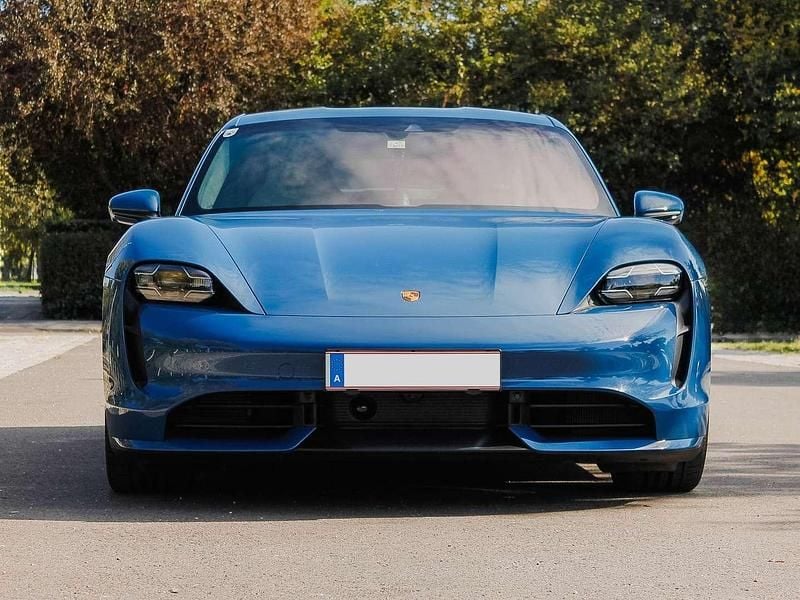 Gebraucht Porsche Taycan Turbo 459 kW (625 PS) 2021 Blau Limousine