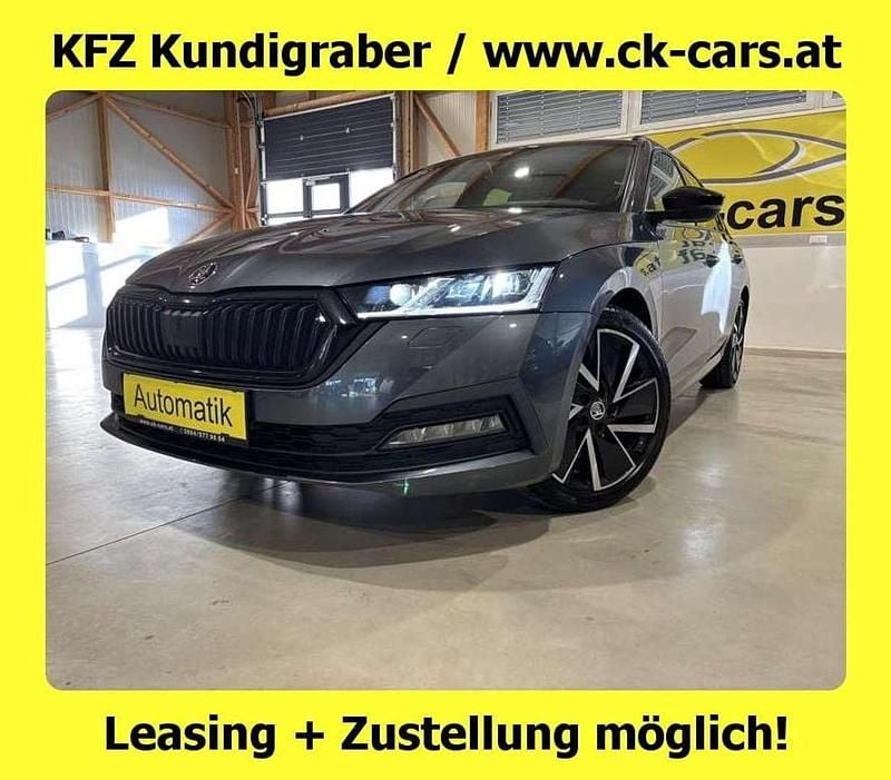 Grau Gebraucht 2021 Skoda Octavia SportLine Kombi | € 23.850 (Teuer) - Bild 1/4