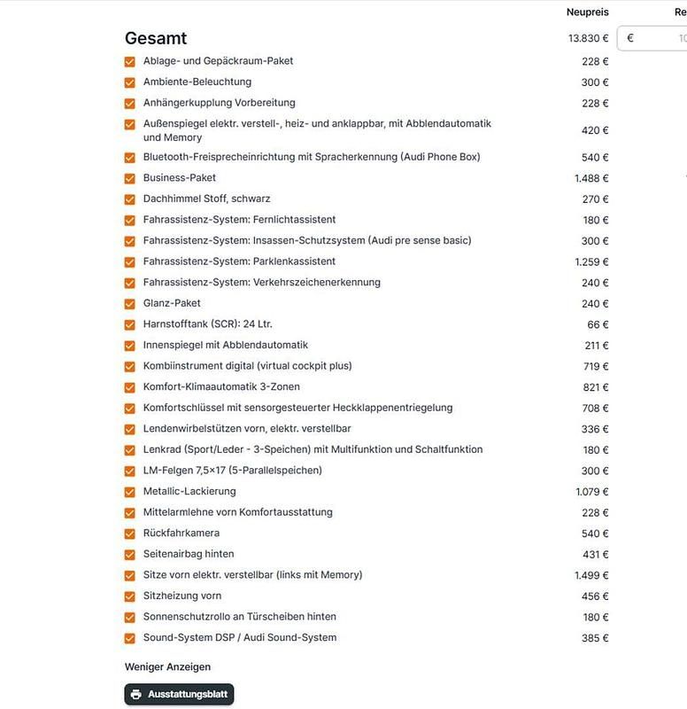 Gebraucht Audi A4 163 PS (119 kW) 2025 Schwarz Limousine