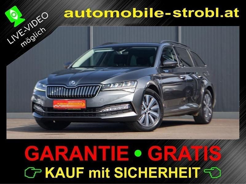 Grau Gebraucht 2022 Skoda Superb Kombi | € 21.880 (Superpreis) - Bild 1/4