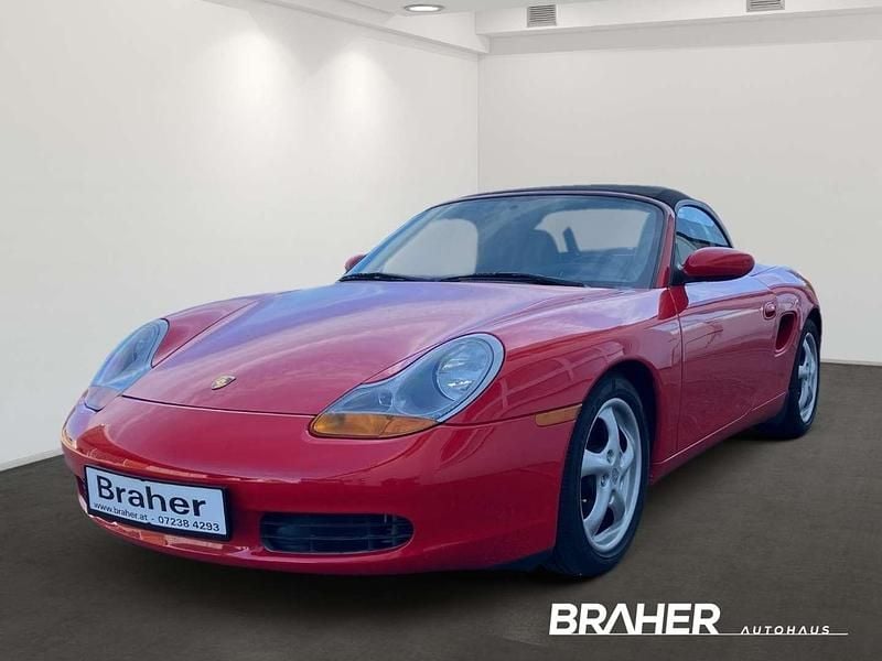 Rot Gebraucht 1998 Porsche 986 Boxster Cabrio | € 20.900 - Bild 1/4