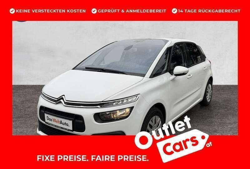 Weiß Gebraucht 2018 Citroën C4 Picasso Seduction Van / Kleinbus | € 12.590 (Fairer Preis) - Bild 1/4