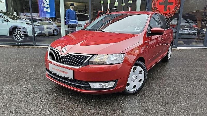 Rot Gebraucht 2014 Skoda Rapid Ambition Kombi | € 7.490 (Superpreis) - Bild 1/4