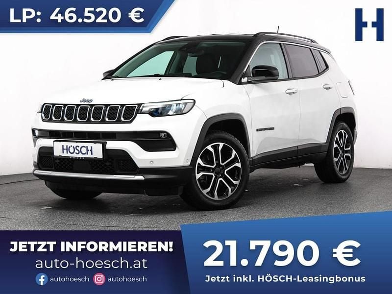Weiß Gebraucht 2021 Jeep Compass Limited SUV | € 21.790 (Fairer Preis) - Bild 1/4