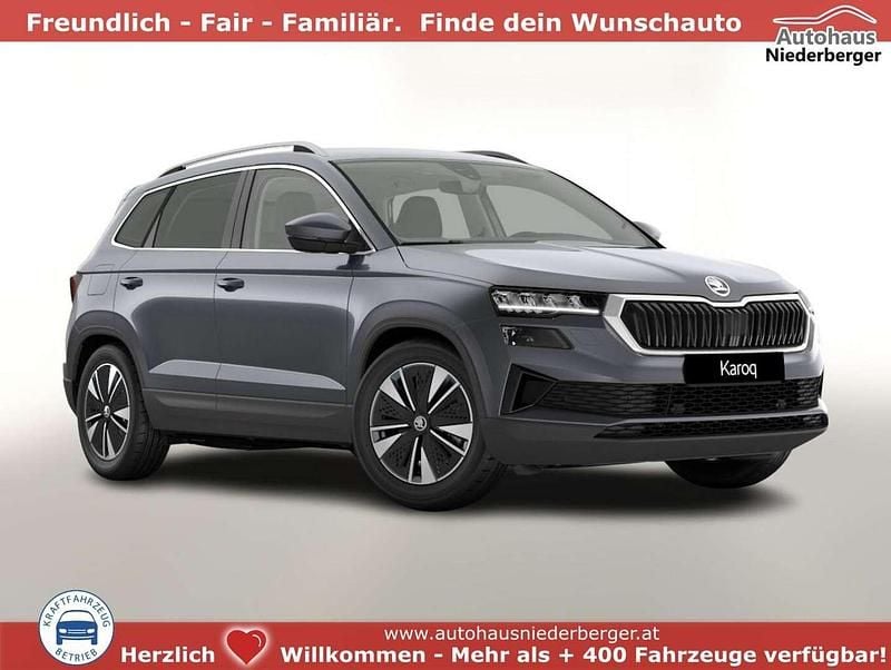 Weiß Neu 2025 Skoda Karoq Selection SUV | € 35.990 (Superpreis) - Bild 1/4