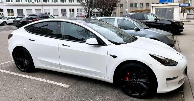 Gebraucht Tesla Model 3 Performance 377 kW (513 PS) 2021 Weiß Limousine