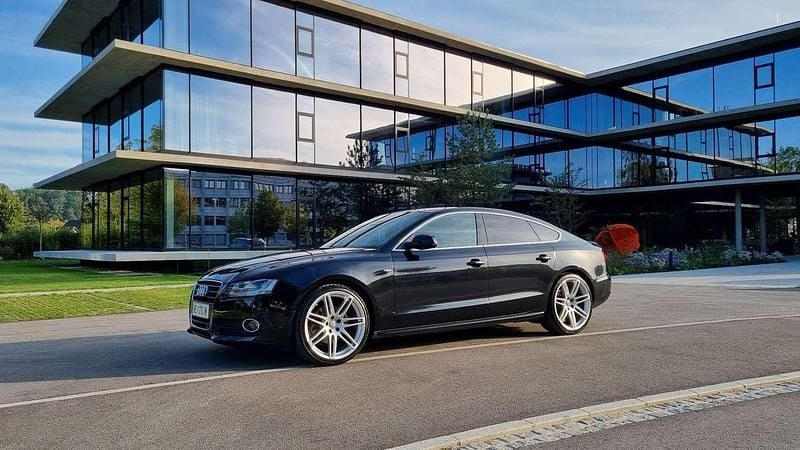 Gebraucht Audi A5 Sportback S-Line 170 PS (125 kW) 2010 Schwarz Kleinwagen