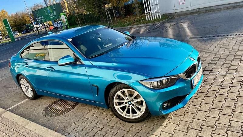 Blau Gebraucht 2017 BMW 420 Gran Coupé Advantage Coupé | € 25.900 (Fairer Preis) - Bild 1/4