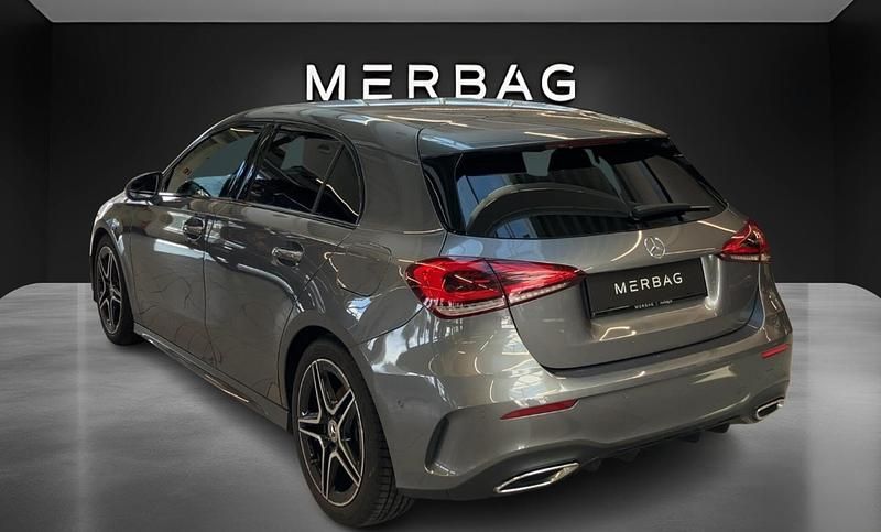 Gebraucht Mercedes A200 AMG line 163 PS (119 kW) 2019 Mountaingrau metallic Limousine