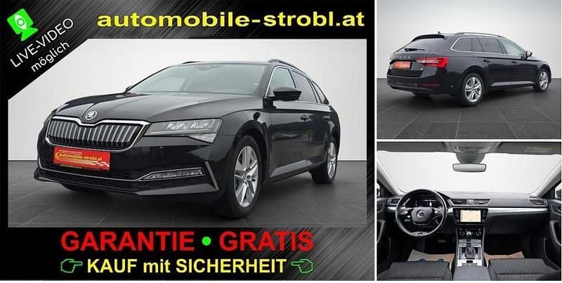 Schwarz Gebraucht 2020 Skoda Superb Kombi | € 19.980 (Superpreis) - Bild 1/4