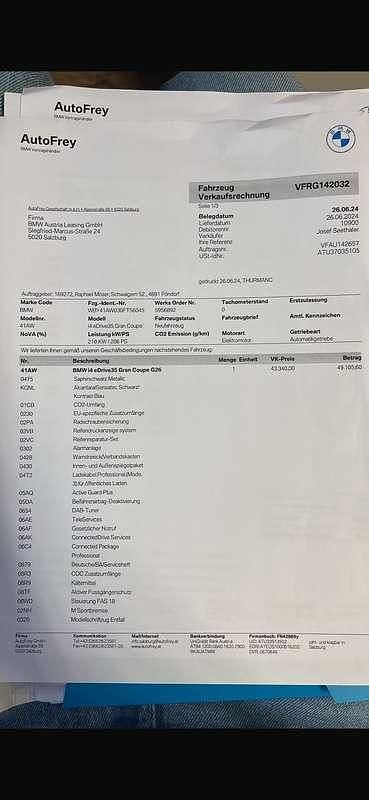 Gebraucht BMW i4 210 kW (286 PS) 2024 Limousine