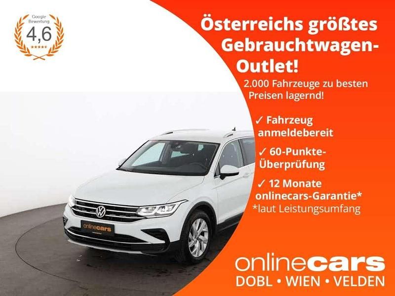 Weiß Gebraucht 2021 VW Tiguan Elegance SUV | € 28.490 (Superpreis) - Bild 1/4