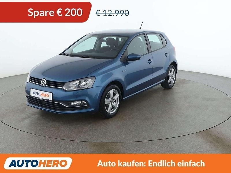Gebraucht VW Polo LOUNGE 90 PS (66 kW) 2015 Blau Kleinwagen