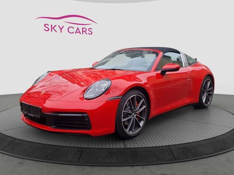 Rot Gebraucht 2021 Porsche 911 Targa 4 Cabrio | € 164.000 - Bild 1/4