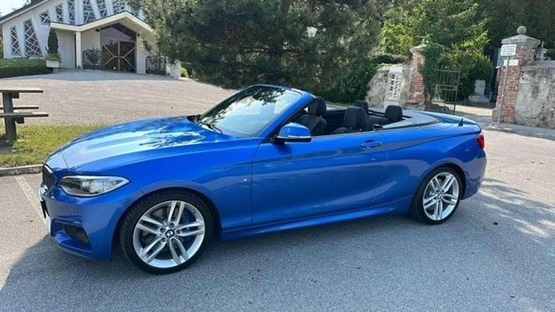 Blau Gebraucht 2015 BMW 228 Sport Line Cabrio | € 24.900 - Bild 1/4