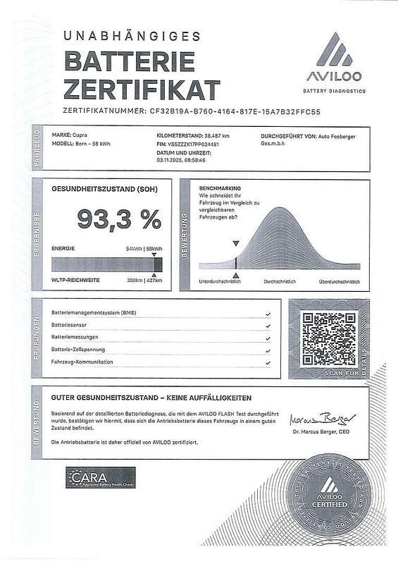 Gebraucht Cupra Born 150 kW (204 PS) 2023 Grau Kleinwagen