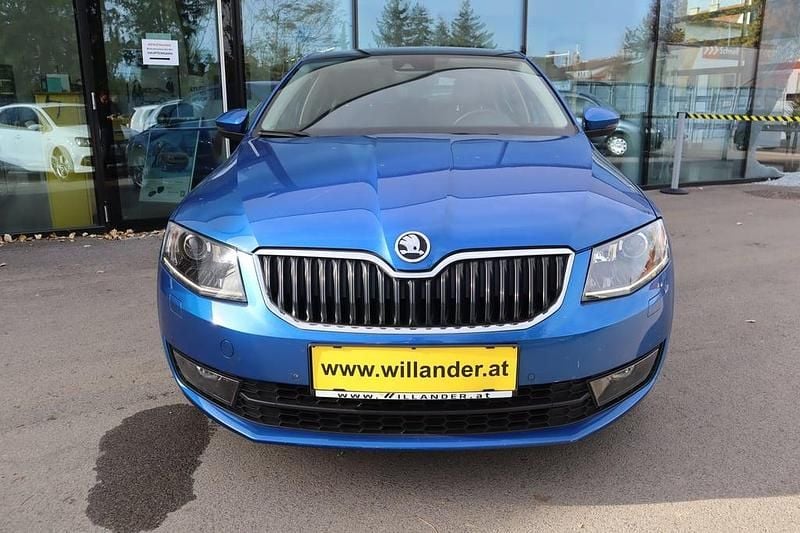 Gebraucht Skoda Octavia Elegance 105 PS (77 kW) 2014 Mittelblau  metallic Kleinwagen