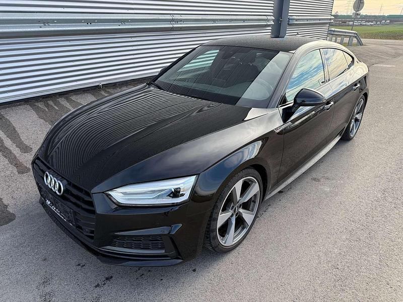 Schwarz Gebraucht 2019 Audi A5 Sportback S-Line Kleinwagen | € 21.990 (Superpreis) - Bild 1/4