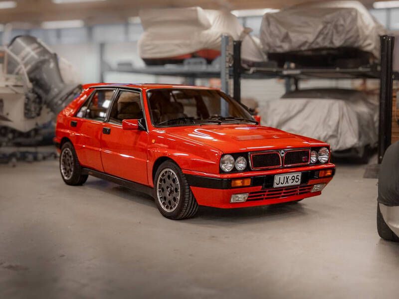 Gebraucht Lancia Delta 200 PS (147 kW) 1990 Rot Kleinwagen
