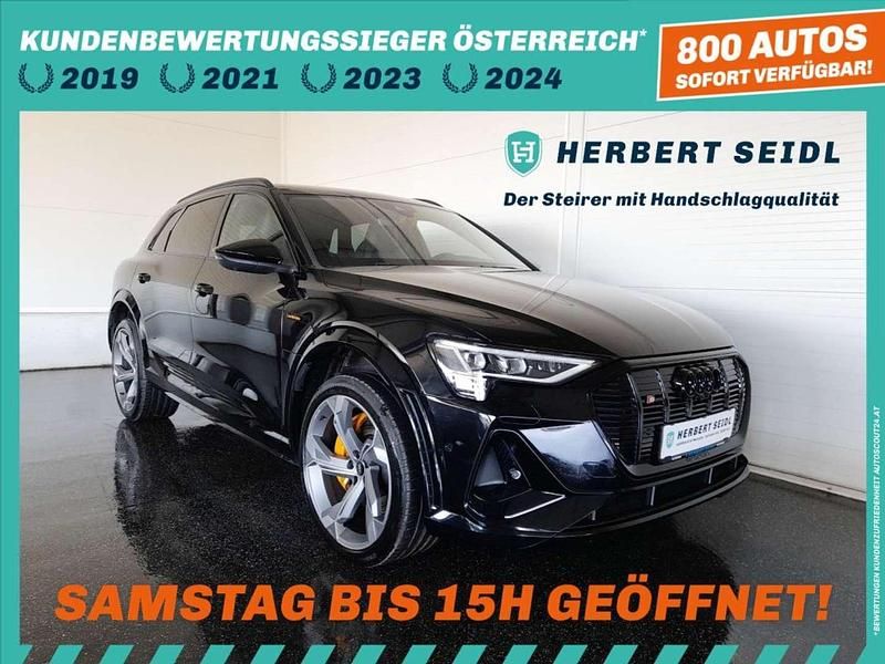 Mythosschwarzmetallic Gebraucht 2022 Audi e-tron S-Line SUV | € 49.880 (Fairer Preis) - Bild 1/4