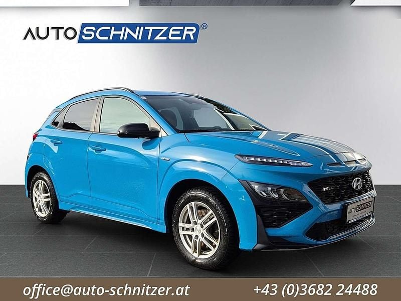 Gebraucht Hyundai Kona N Line 120 PS (88 kW) 2021 Blau SUV